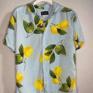 Original Use, Light Blue, Short Sleeve Button-up